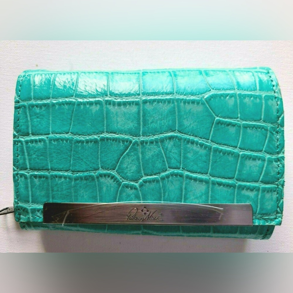 Patricia Nash Leather Canetti Tri Fold Wallet
